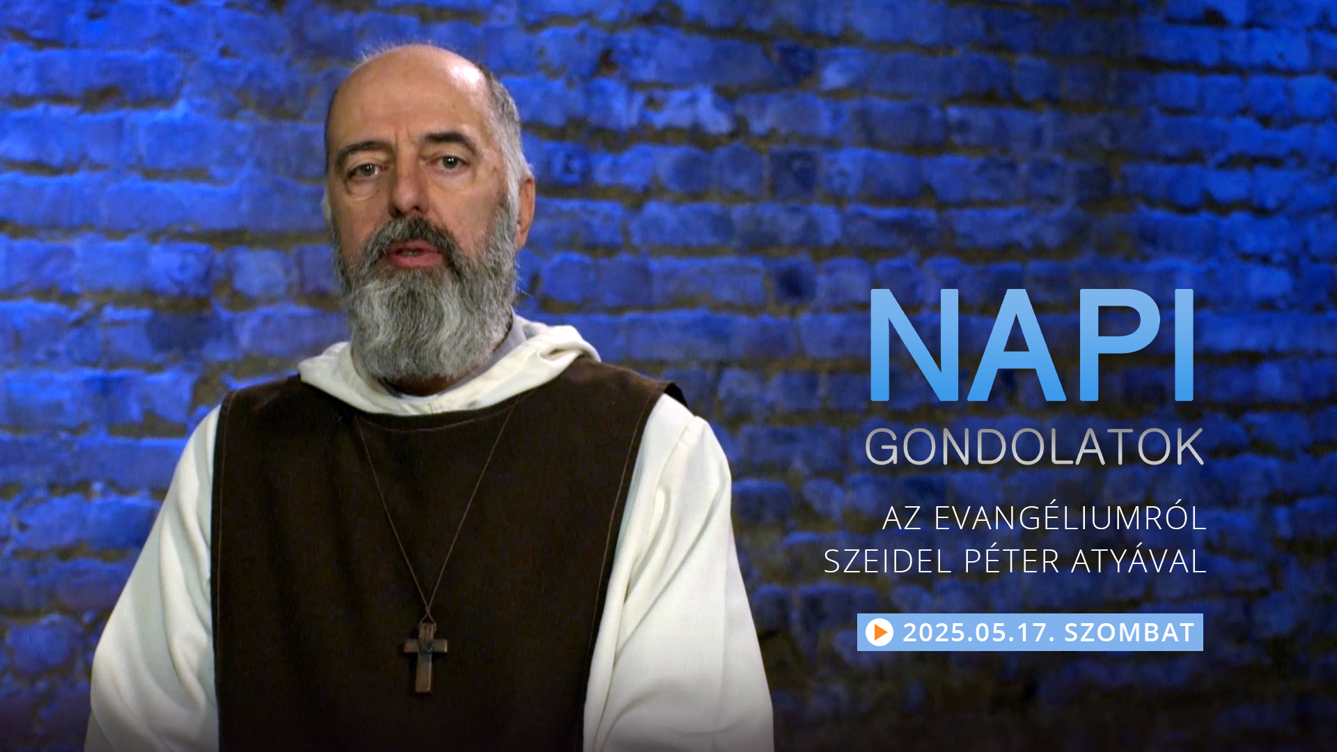 Szeidel Péter atya elmélkedése a szombati evangéliumról