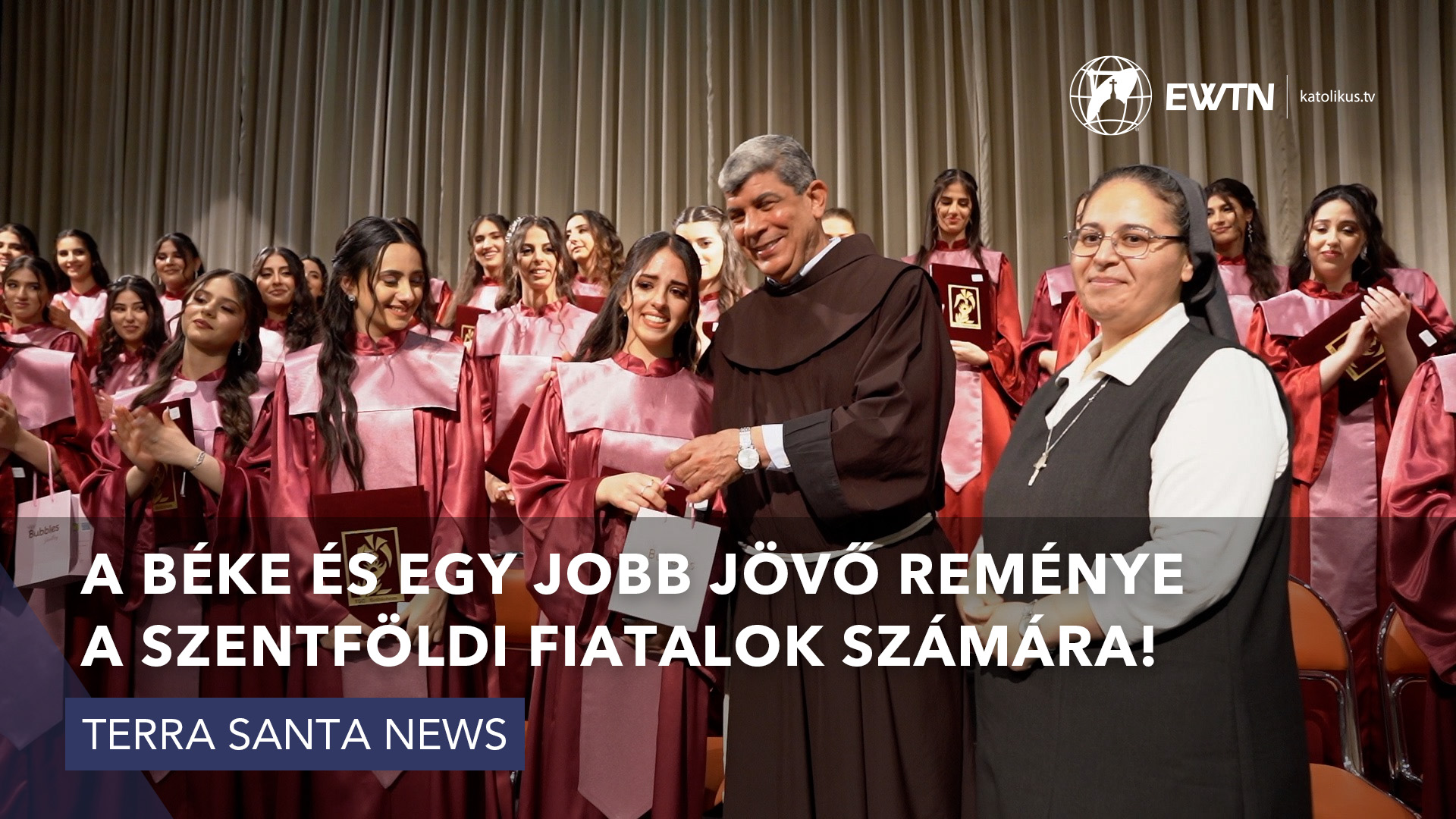A béke és egy jobb jövő reménye a szentföldi fiatalok számára!