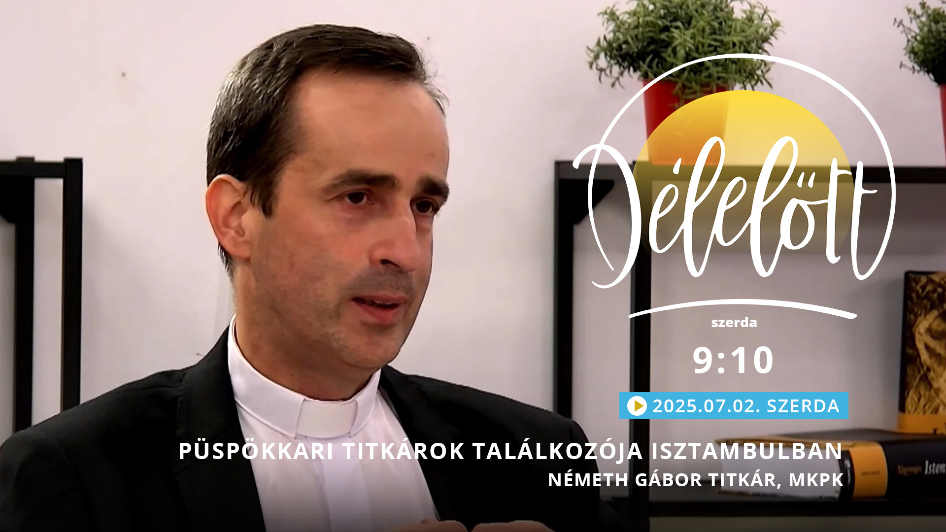 Püspökkari titkárok találkozója Isztambulban – Németh Gábor titkár, MKPK