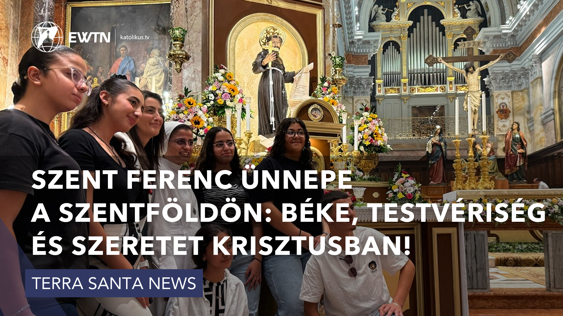 Szent Ferenc ünnepe a Szentföldön: béke, testvériség és szeretet Krisztusban!