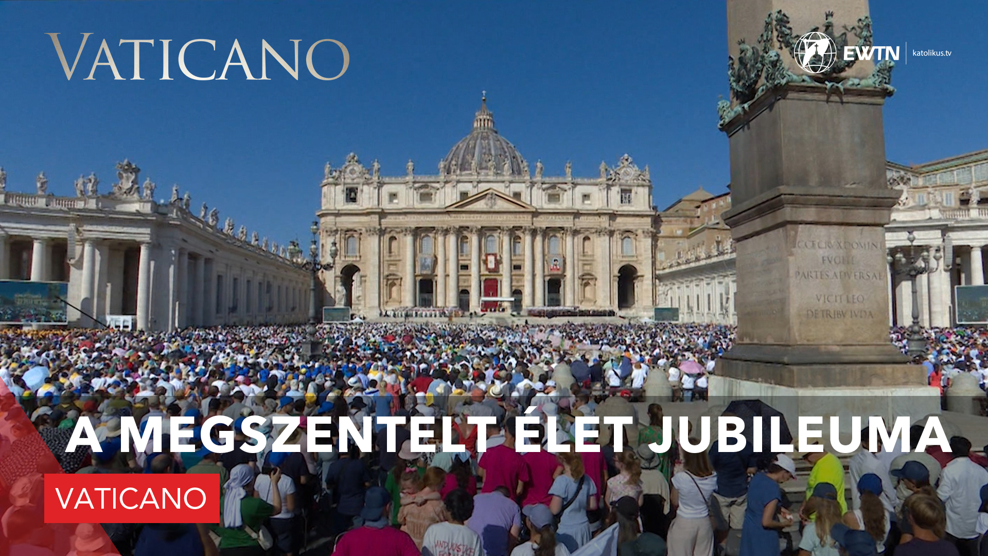 A megszentelt élet jubileuma