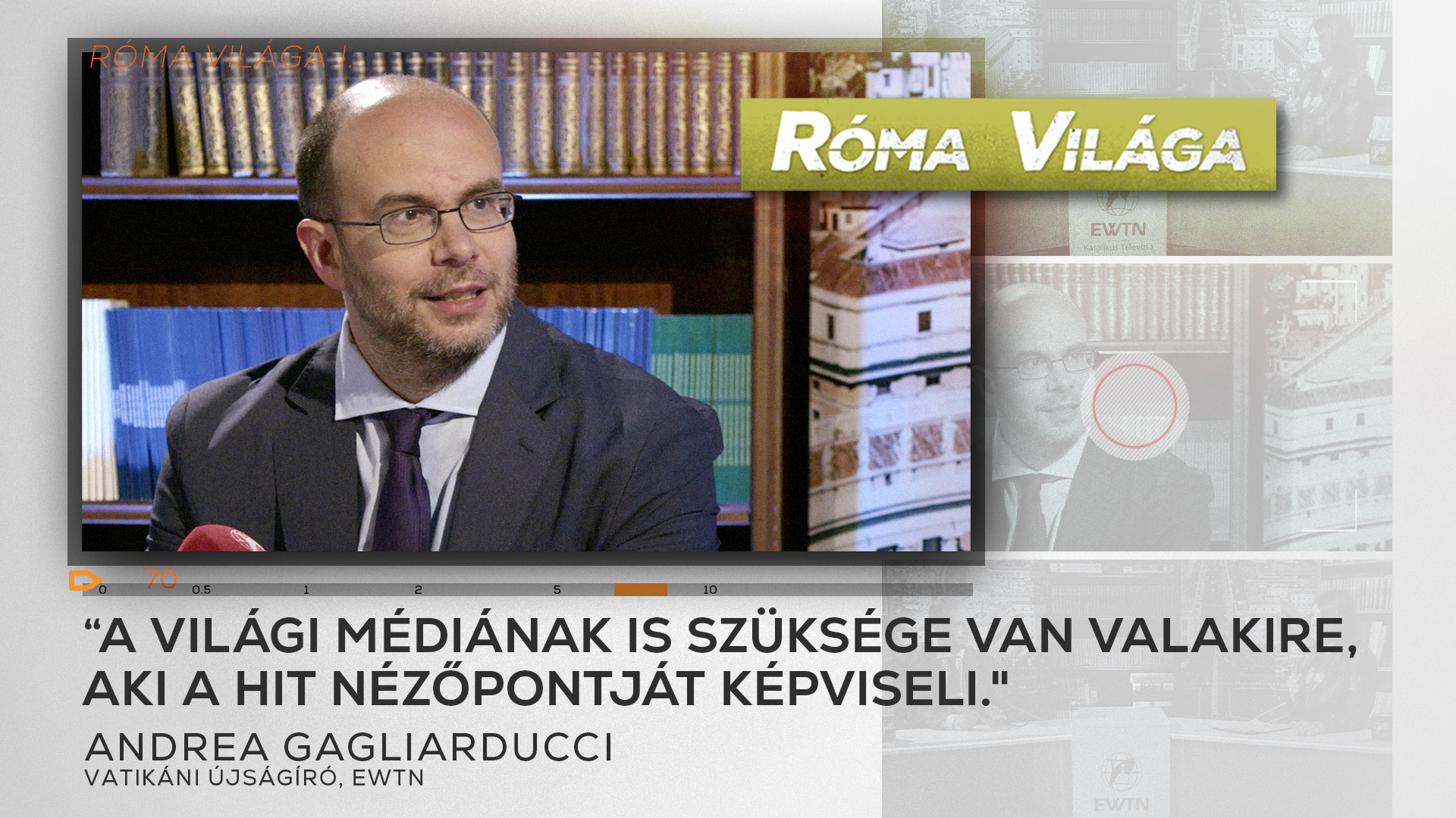 Róma Világa – Andrea Gagliarducci, vatikáni újságíró, EWTN