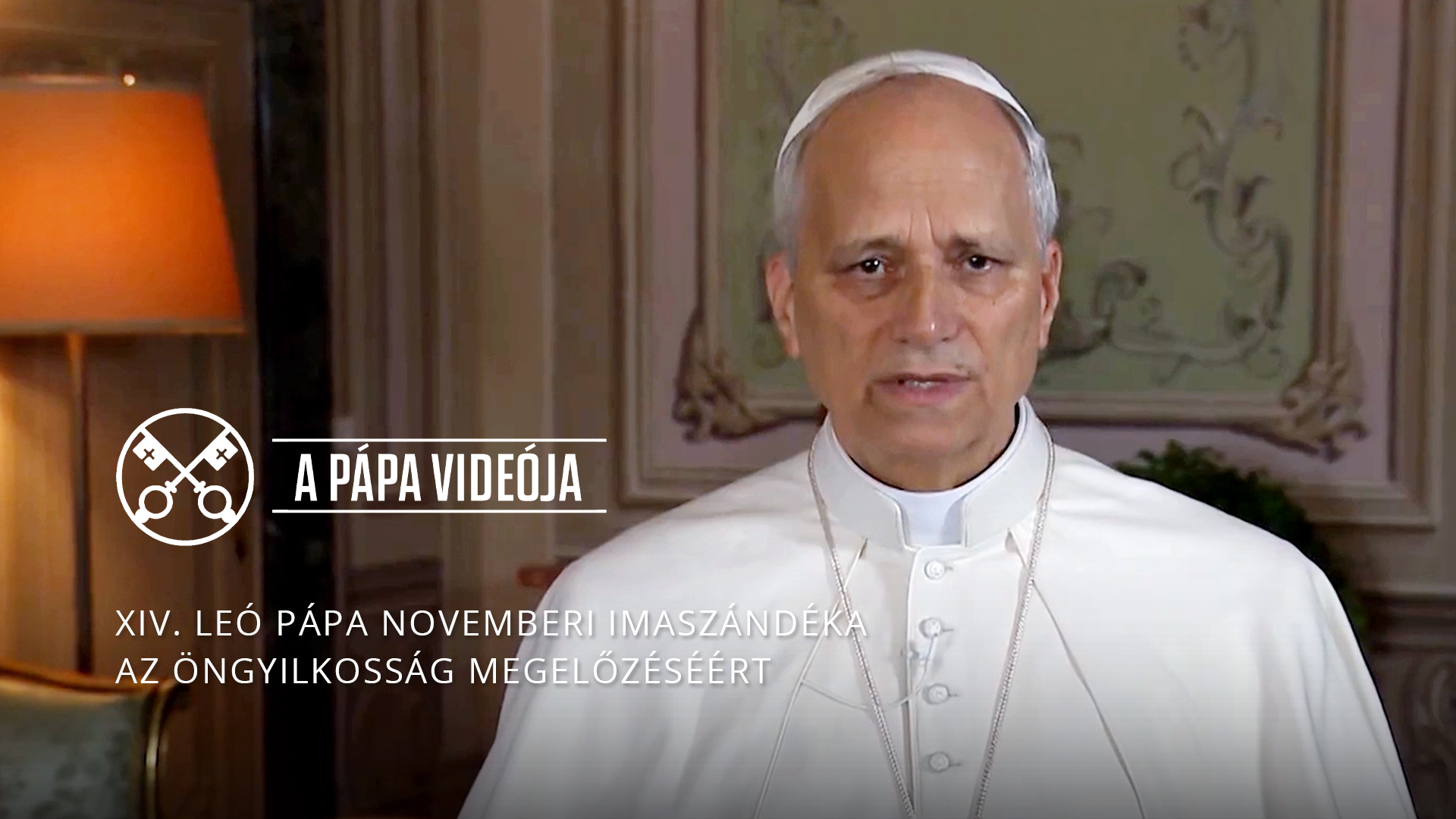 XIV. Leó pápa novemberi imaszándéka – Az öngyilkosság megelőzéséért