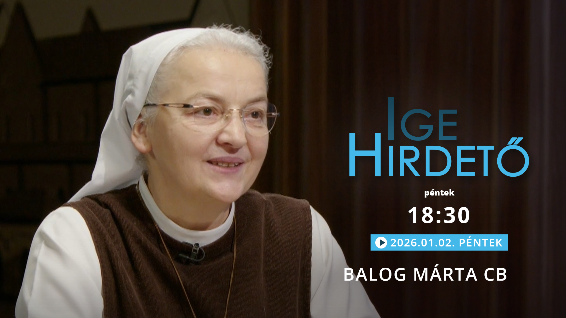 Igehirdető – Balog Márta CB