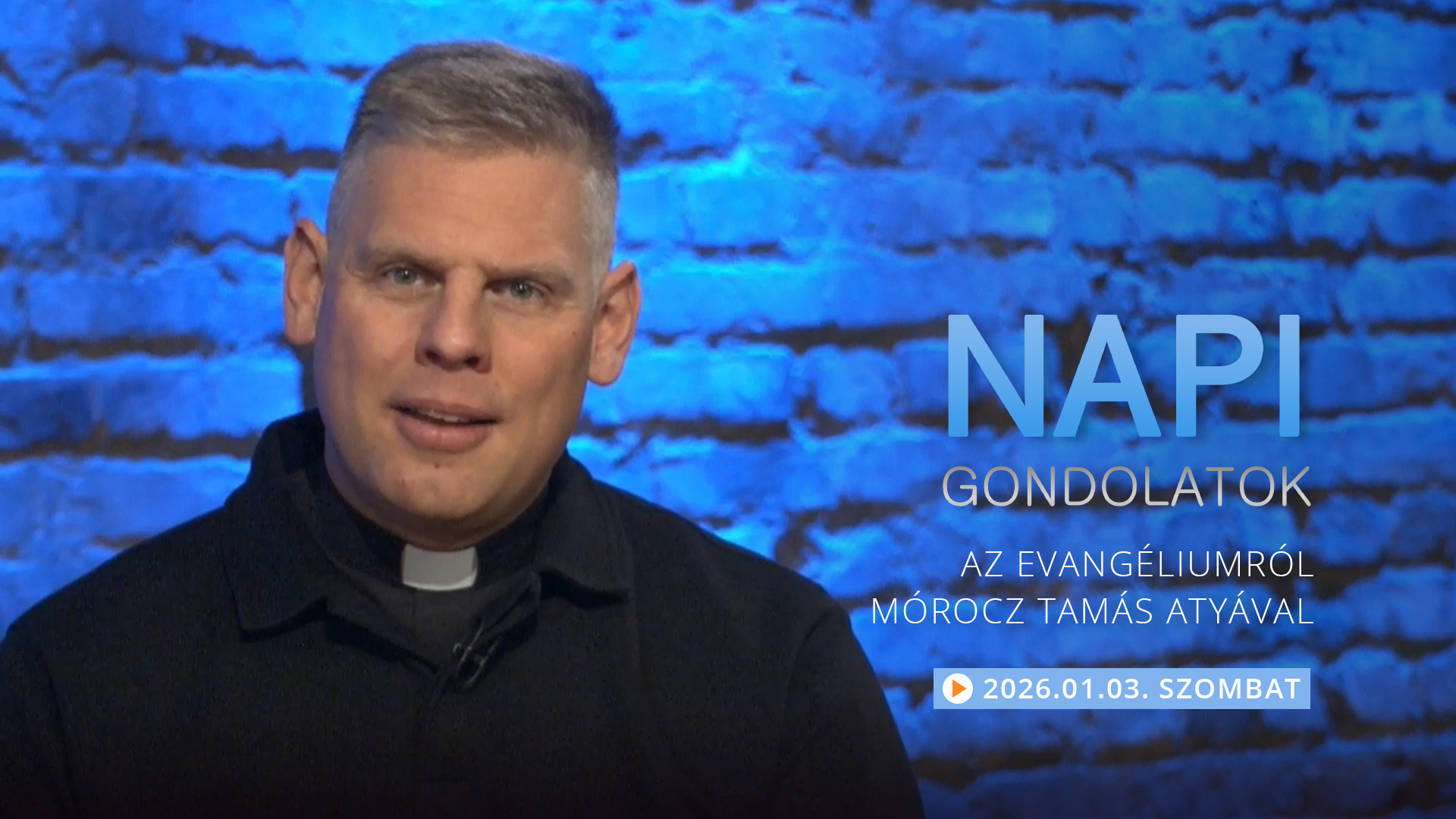 Mórocz Tamás atya elmélkedése a szombati evangéliumról