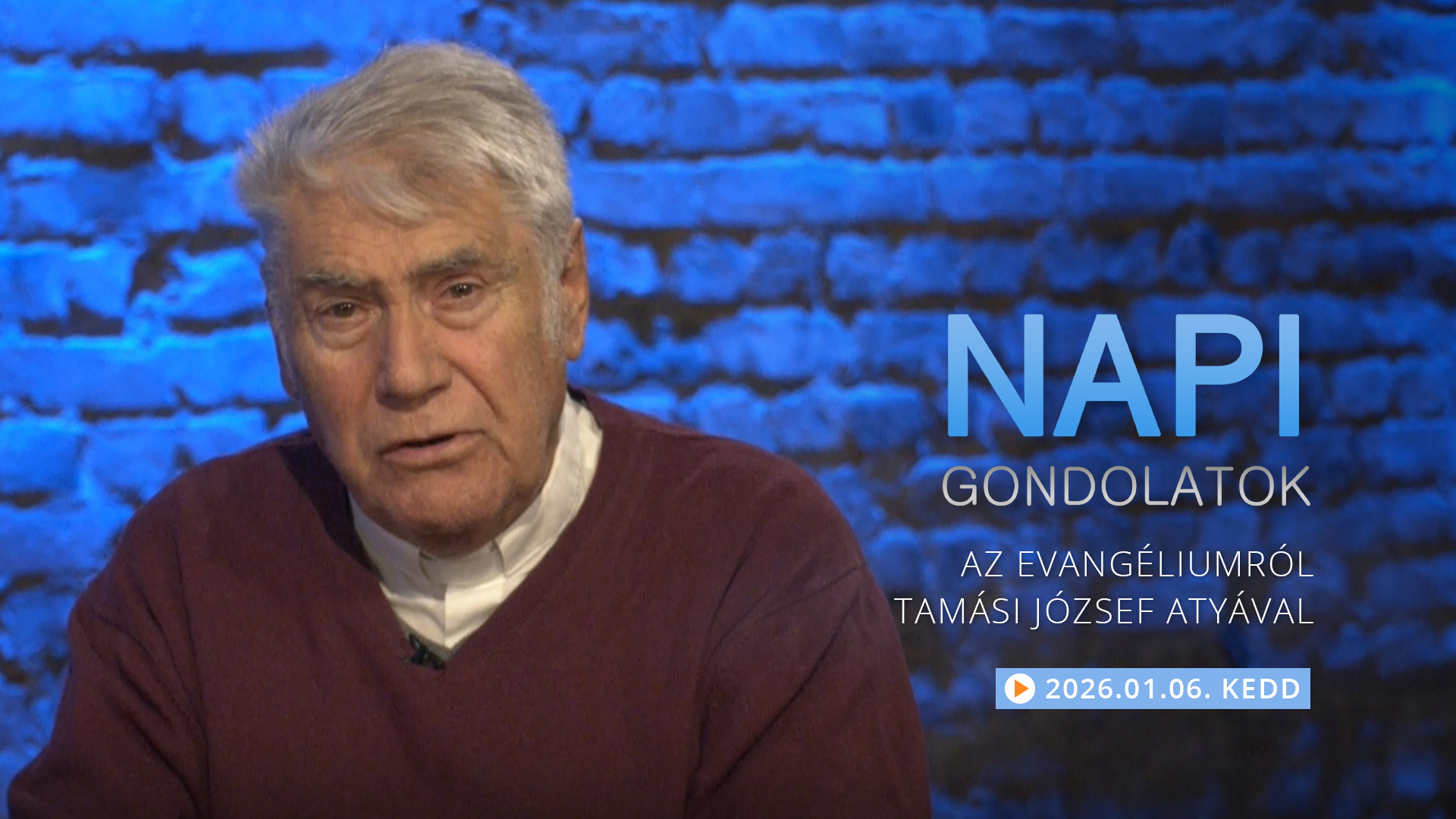 Tamási József atya gondolatai a keddi evangéliumról