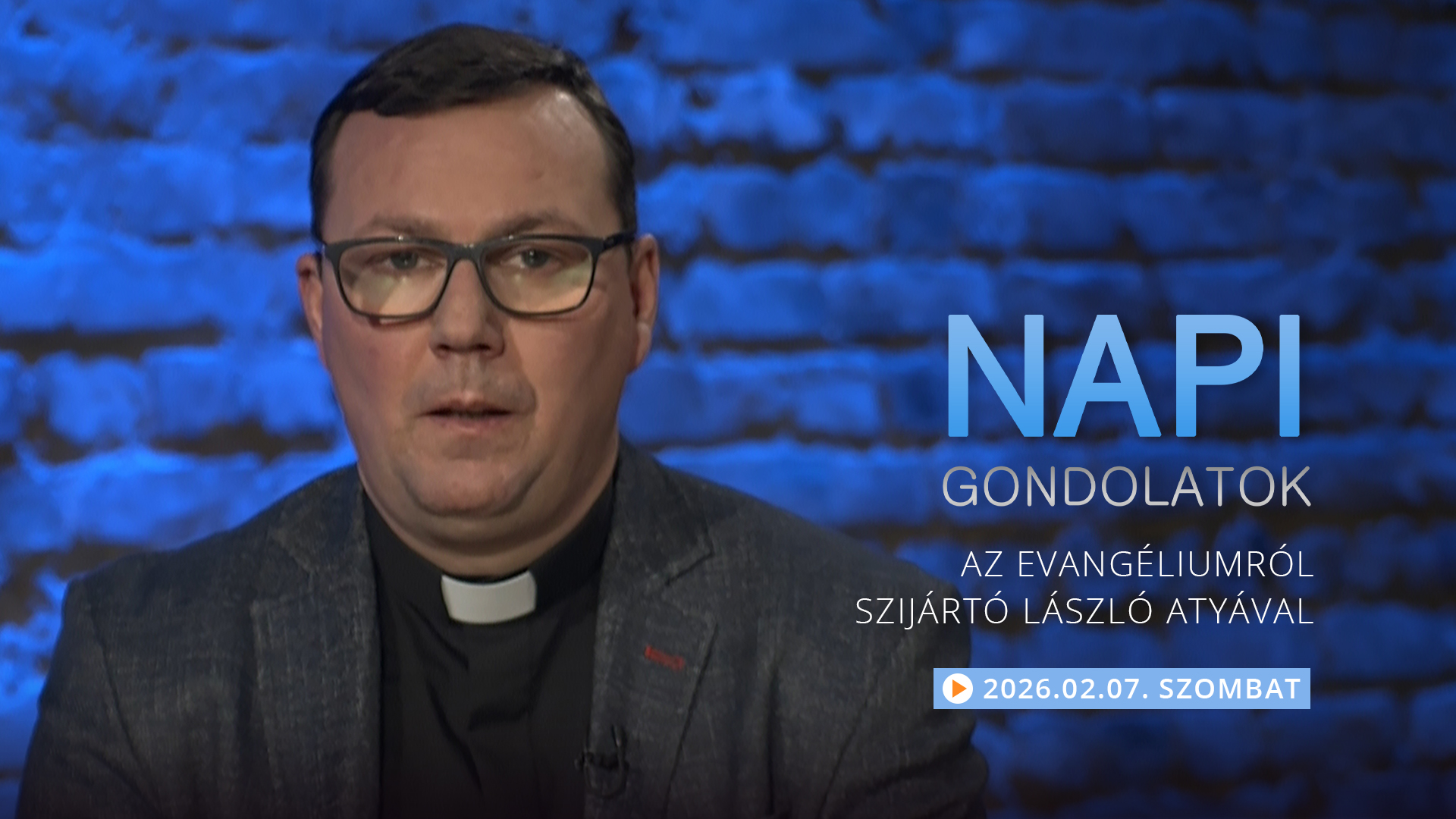 Szijártó László atya elmélkedése a szombati evangéliumról