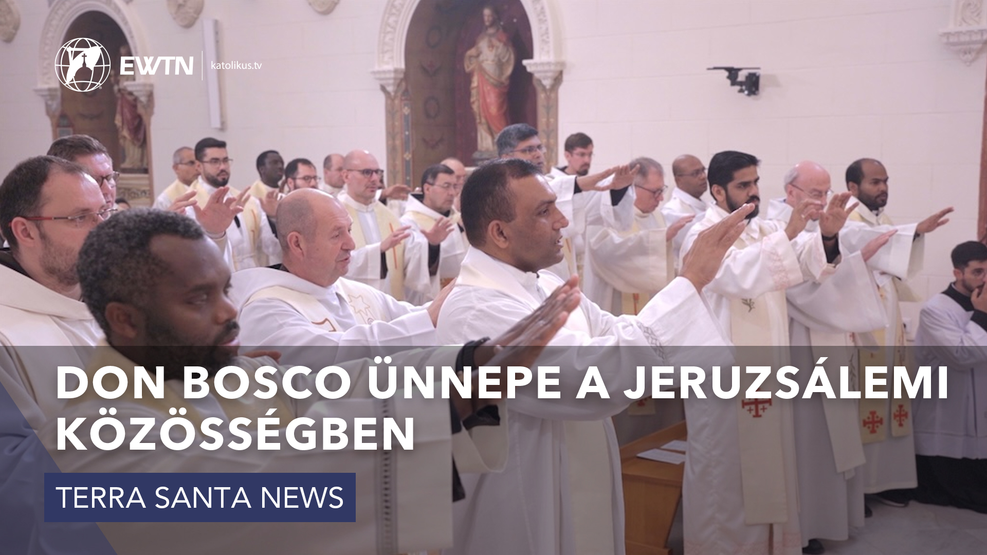 Don Bosco ünnepe a jeruzsálemi közösségben