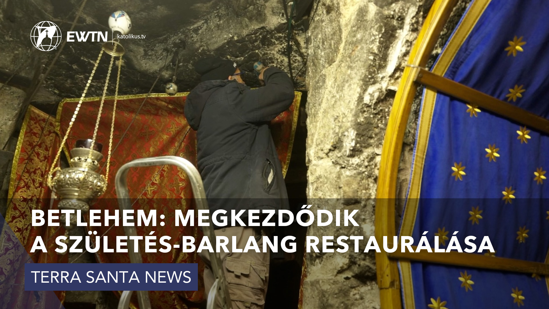 Betlehem: megkezdődik a Születés-barlang restaurálása