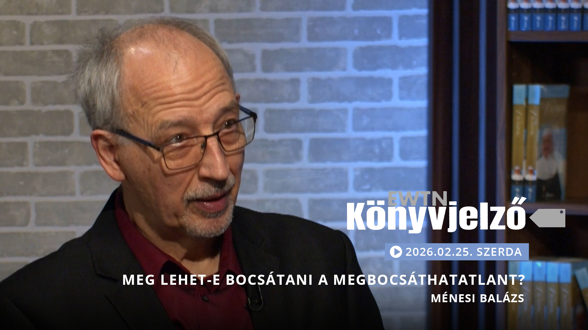 Meg lehet-e bocsátani a megbocsáthatatlant? – Ménesi Balázs | EWTN Könyvjelző