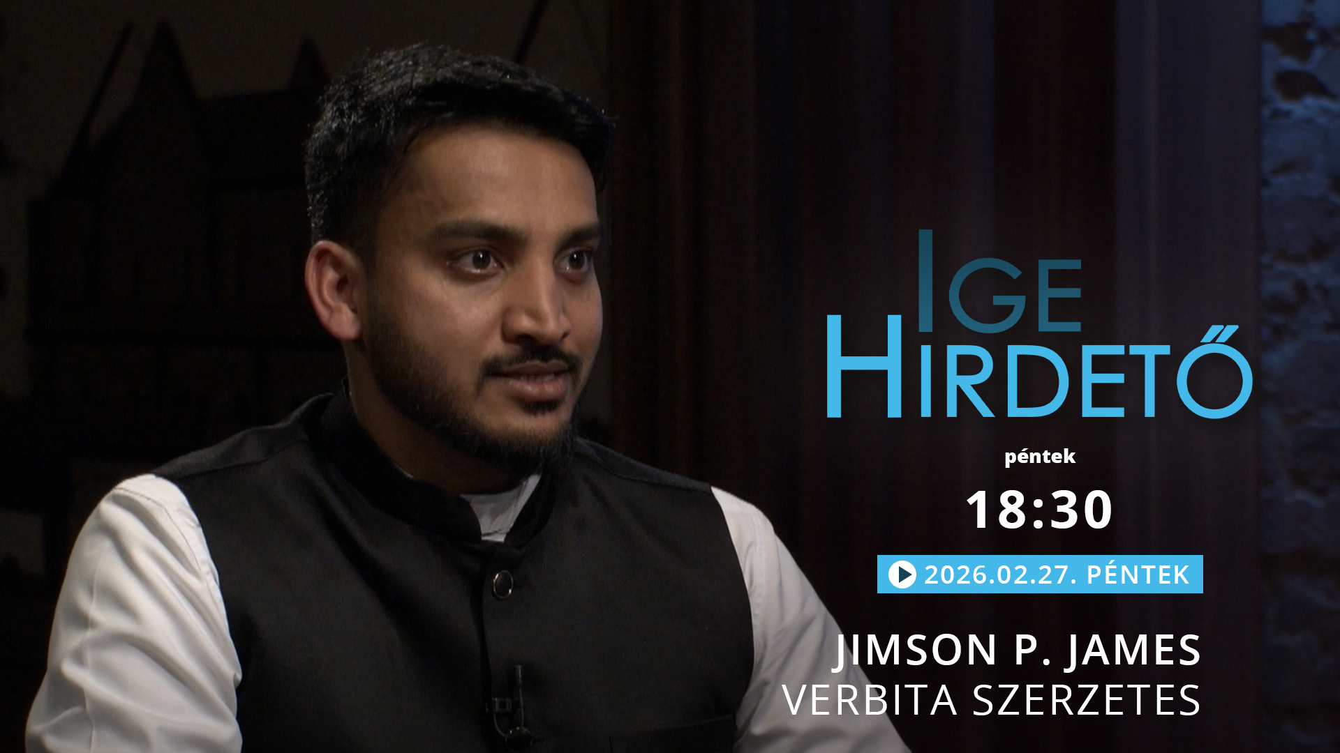 Igehirdető – Jimson P. James verbita szerzetes