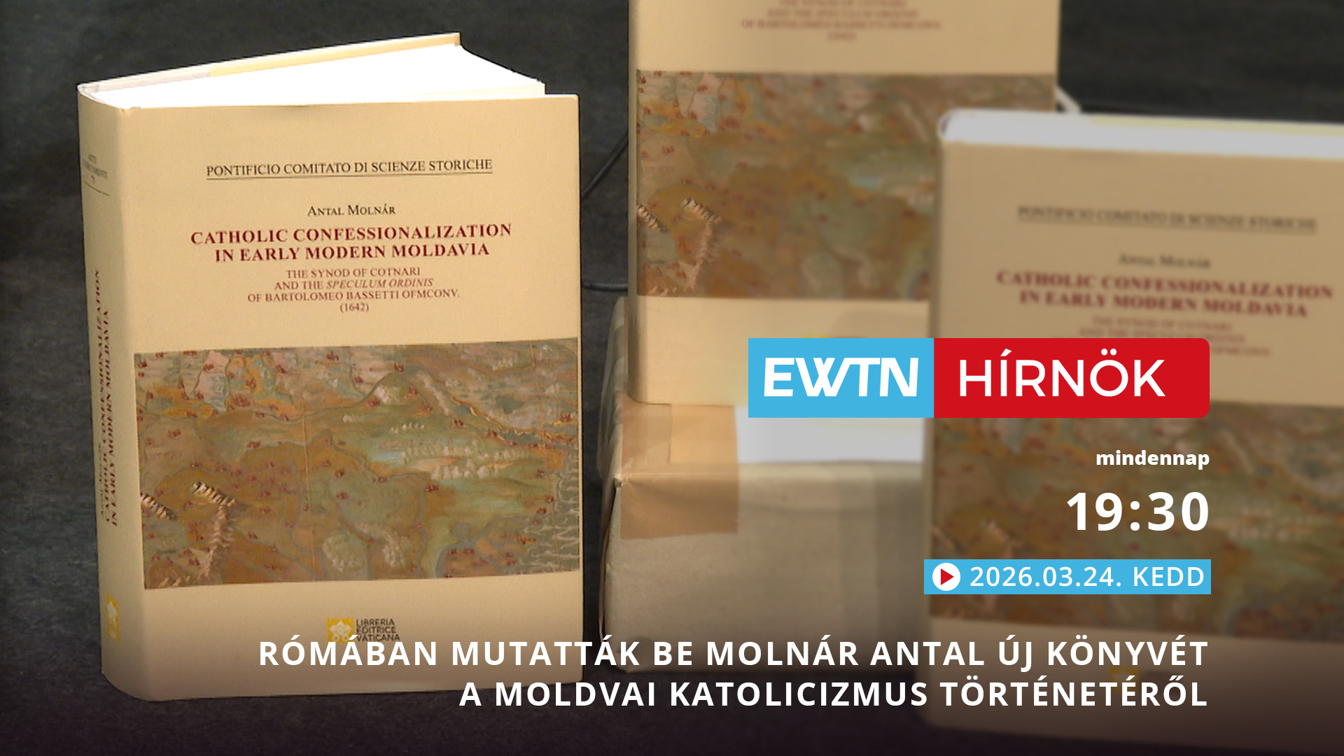Rómában mutatták be Molnár Antal új könyvét a moldvai katolicizmus történetéről – EWTN Hírnök