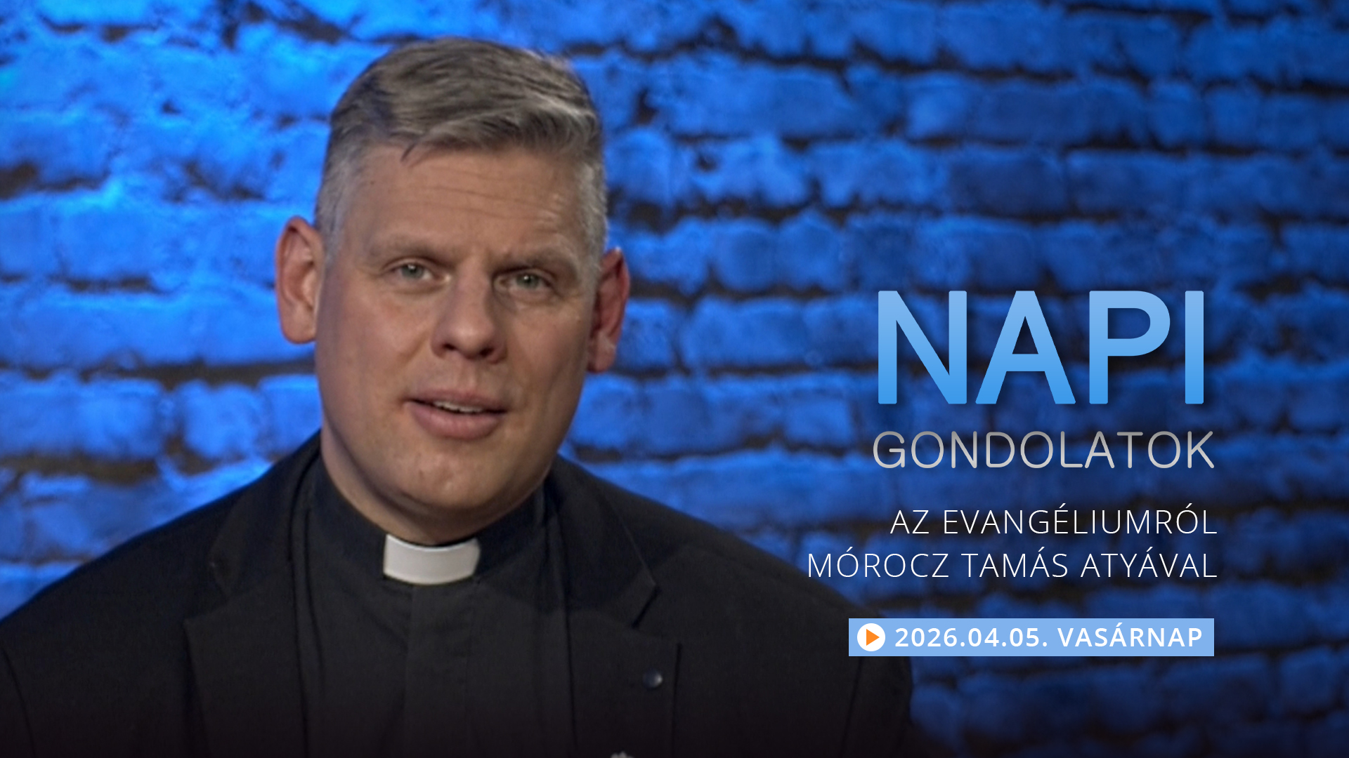 Mórocz Tamás atya gondolatai a vasárnapi evangéliumról