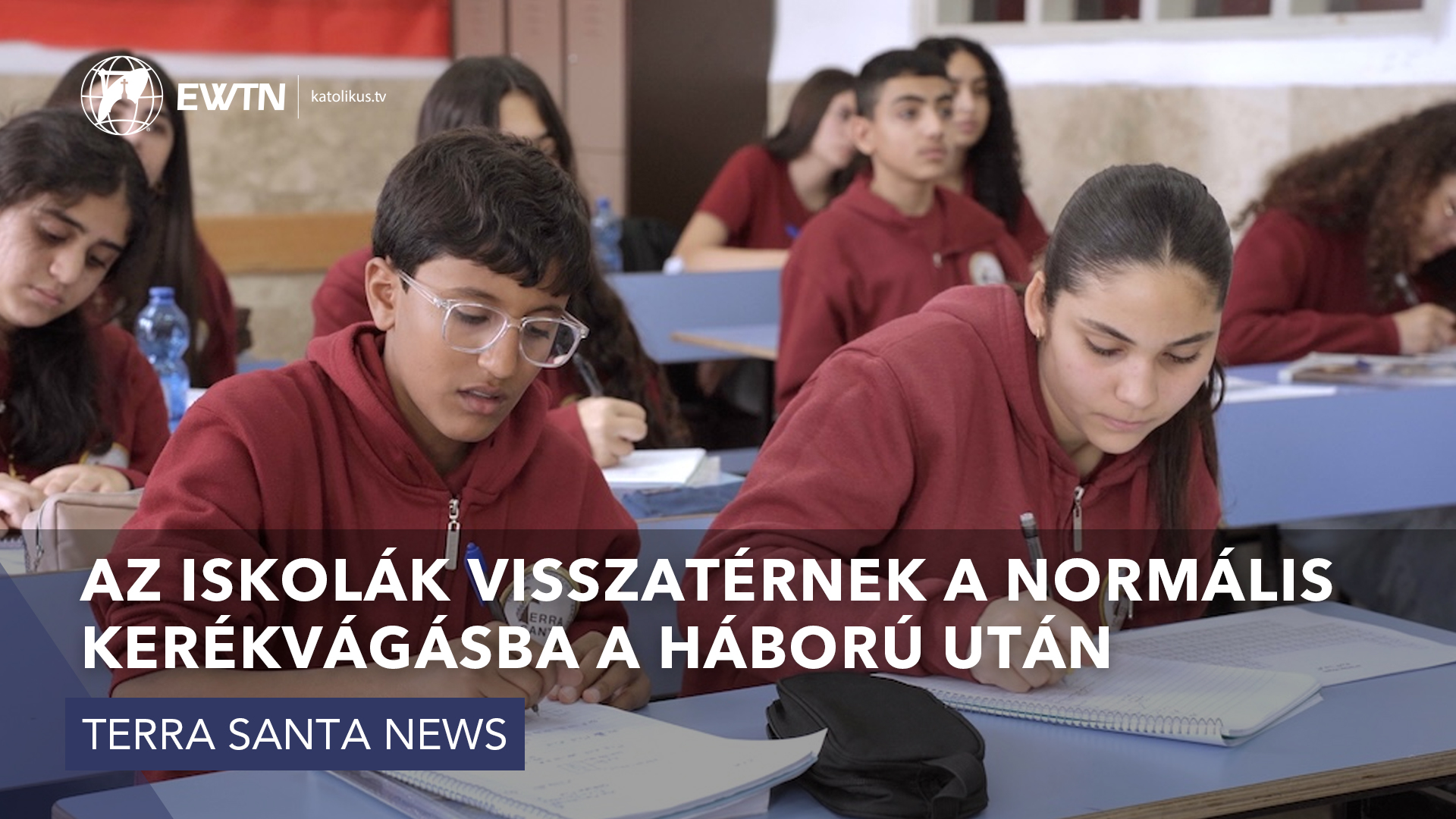 Az iskolák visszatérnek a normális kerékvágásba a háború után
