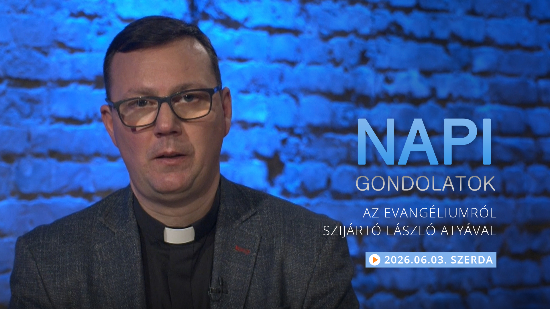 Szijártó László atya gondolatai a szerdai evangéliumról