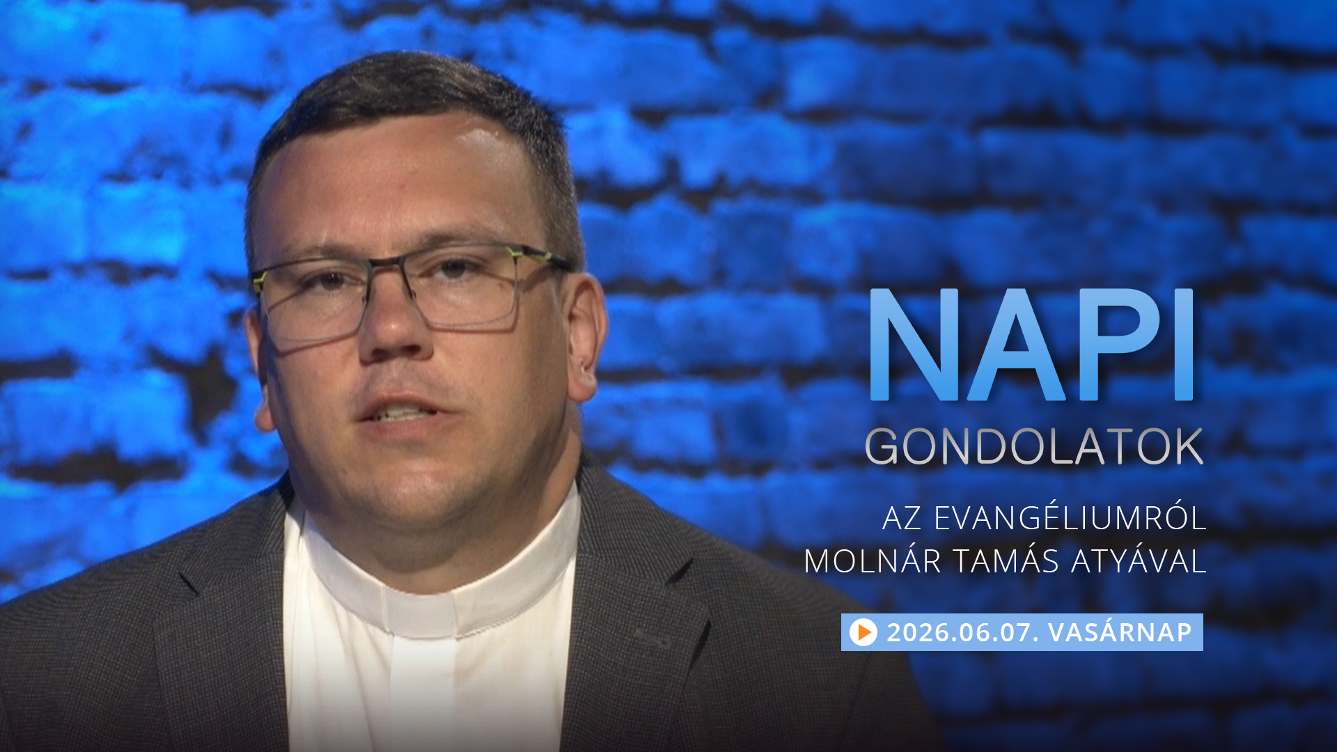 Molnár Tamás atya gondolatai a vasárnapi evangéliumról