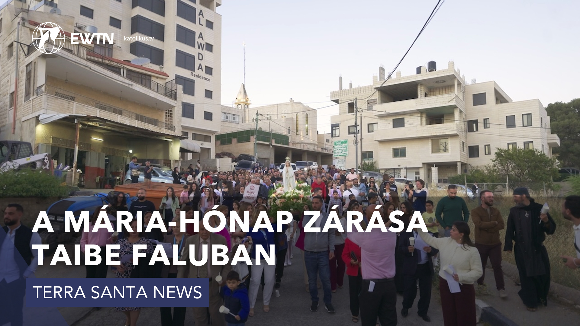 A Mária-hónap zárása Taibe faluban