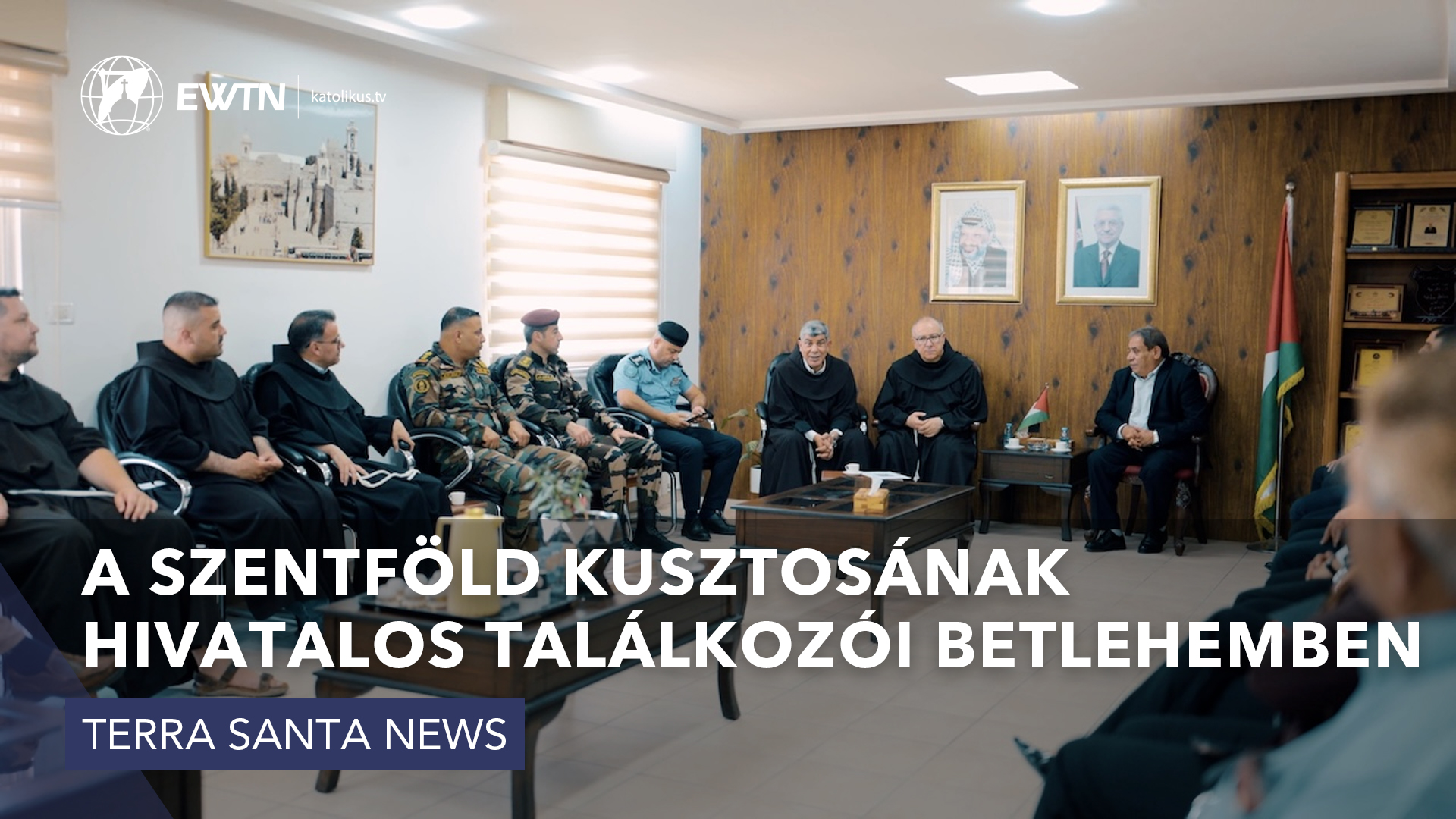 A Szentföld Kusztosának hivatalos találkozói Betlehemben