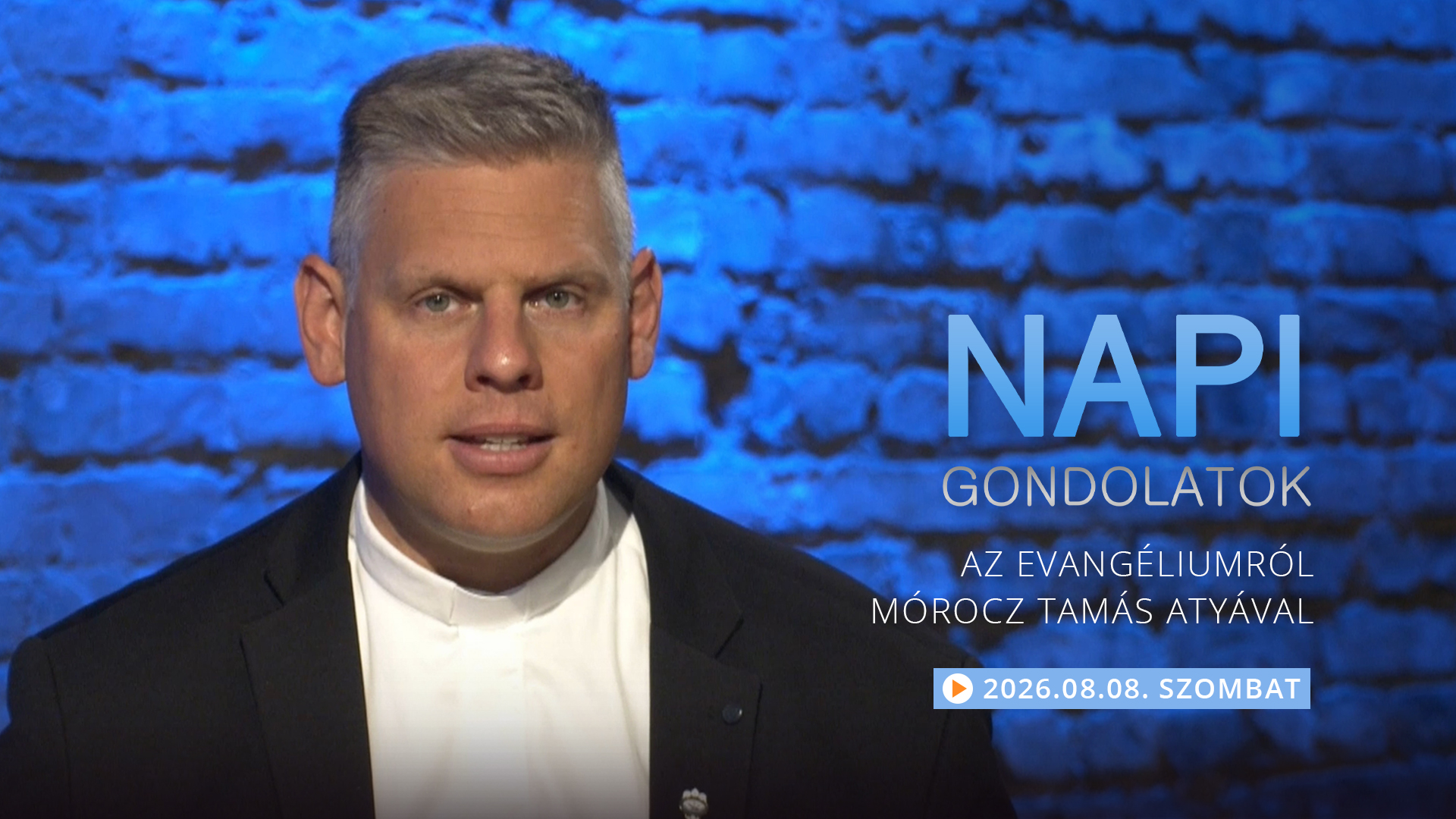 Mórocz Tamás atya elmélkedése a szombati evangéliumról