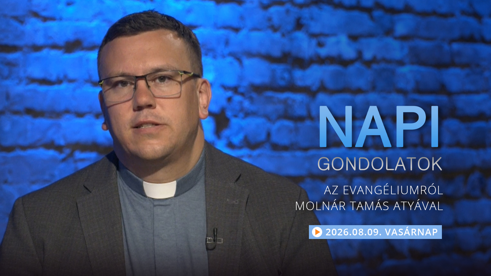 Molnár Tamás atya gondolatai a vasárnapi evangéliumról