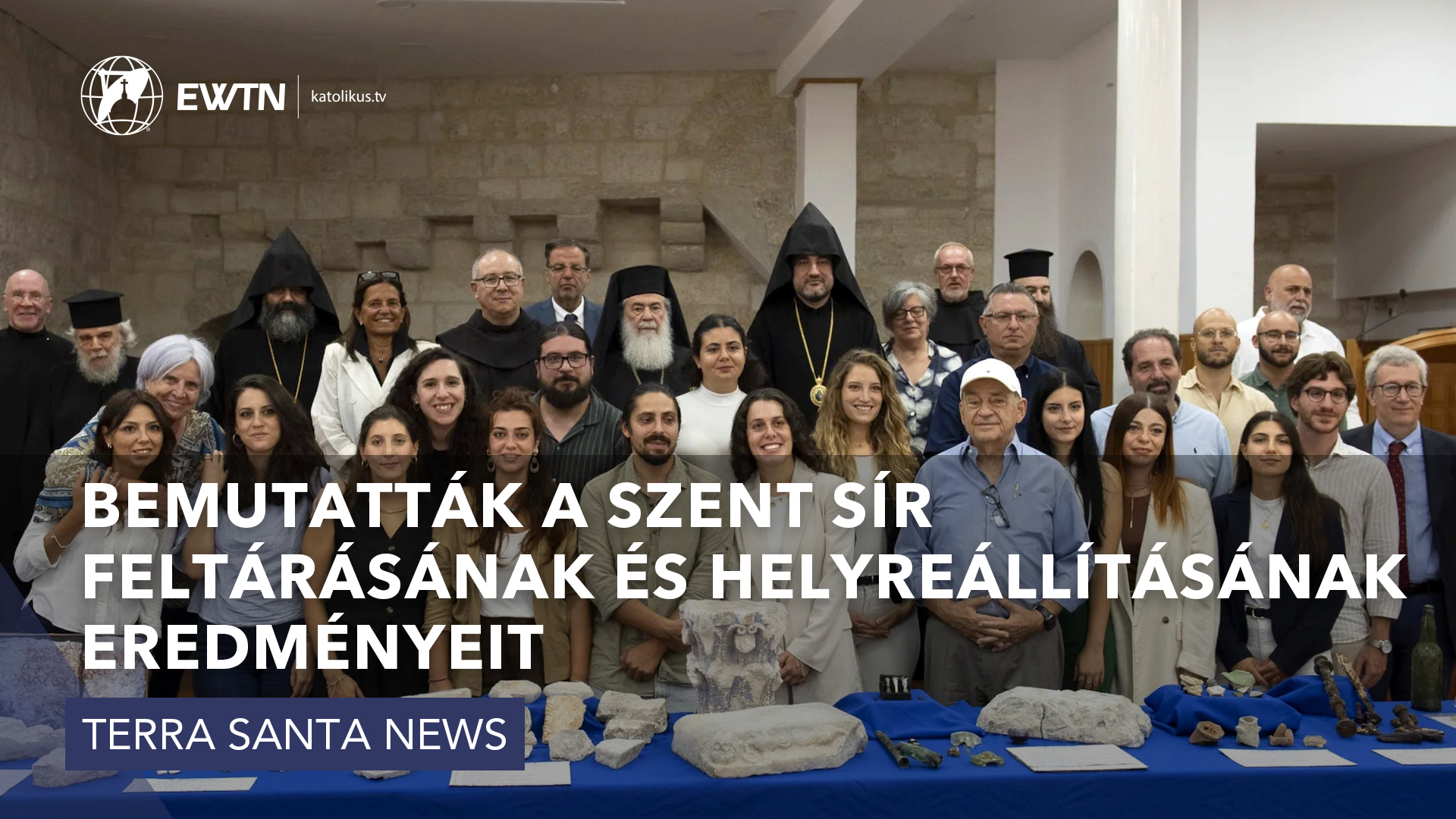 Bemutatták a Szent Sír feltárásának és helyreállításának eredményeit