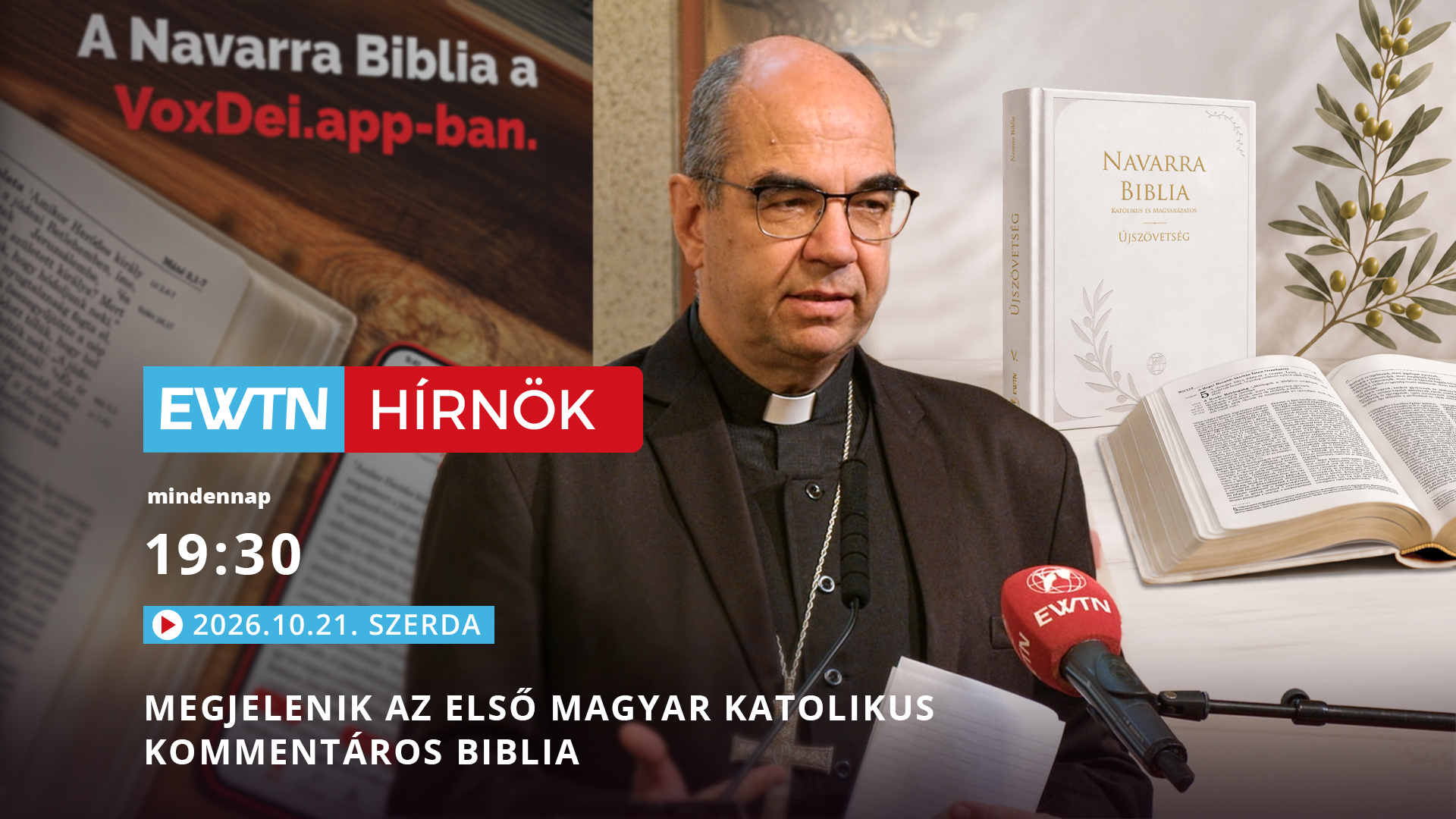 Megjelenik az első magyar katolikus kommentáros Biblia