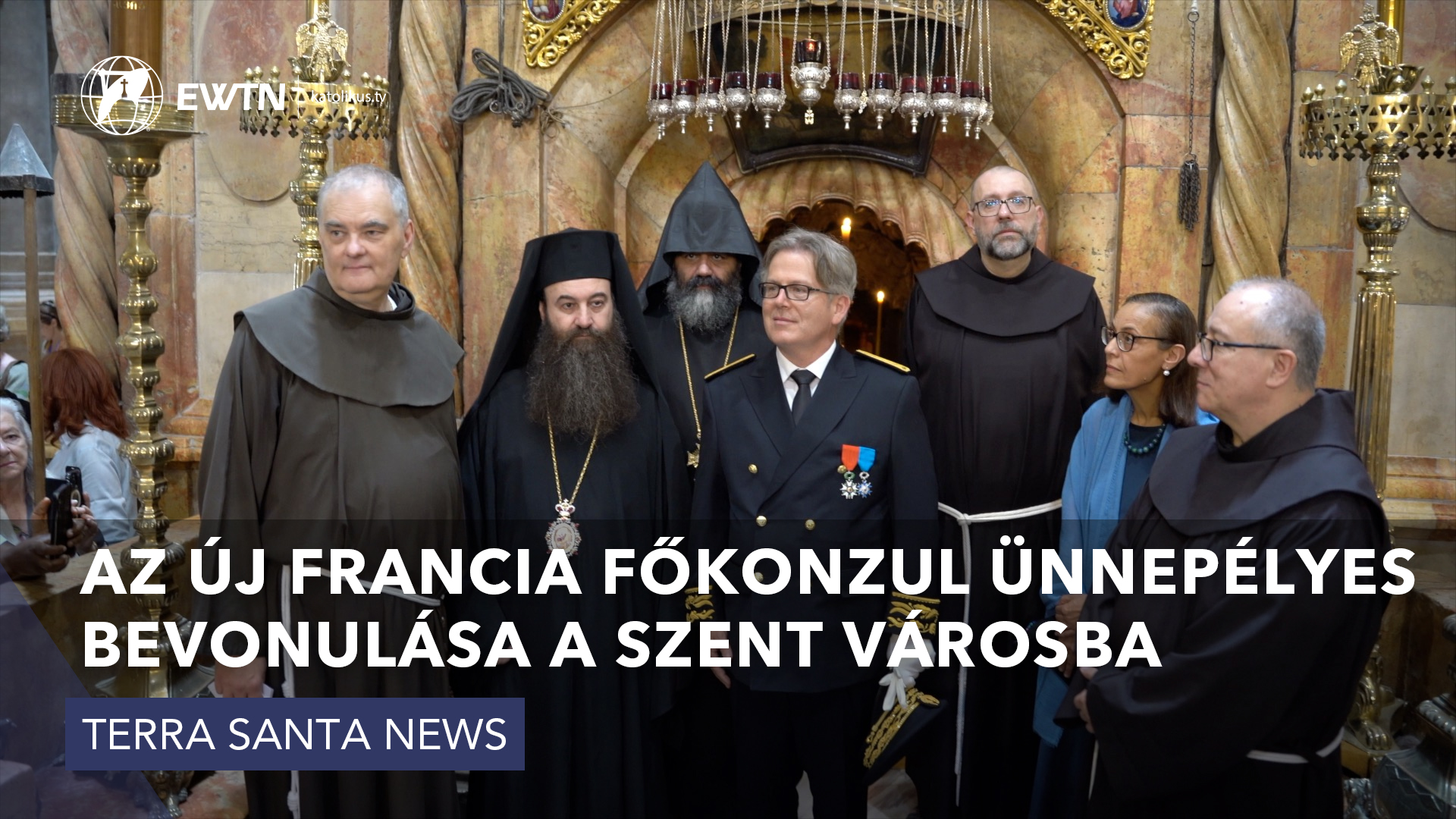 Az új francia főkonzul ünnepélyes bevonulása a Szent Városba